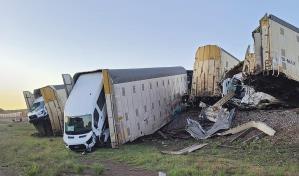 Se descarrila tren de carga en Arizona; autoridades investigan