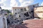 Cuatro viviendas afectadas tras el derrumbe de un edificio en construcción en San Cristóbal Cuatro viviendas afectadas tras el derrumbe de un edificio en construcción en San Cristóbal