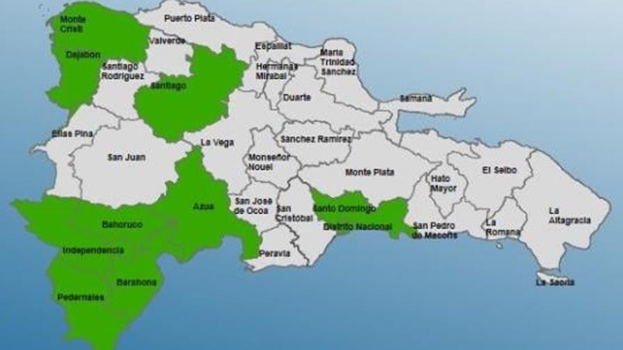 COE mantiene 10 provincias bajo alerta meteorológica por vaguada
