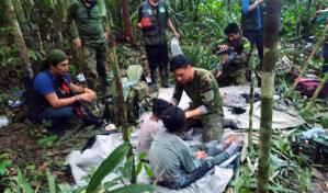 ¿De qué se alimentaban los cuatro niños colombianos para sobrevivir en la selva amazónica?