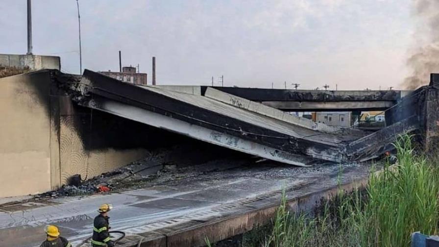 El conductor del camión que provocó el colapso de una autopista en EE.UU. es hallado muerto