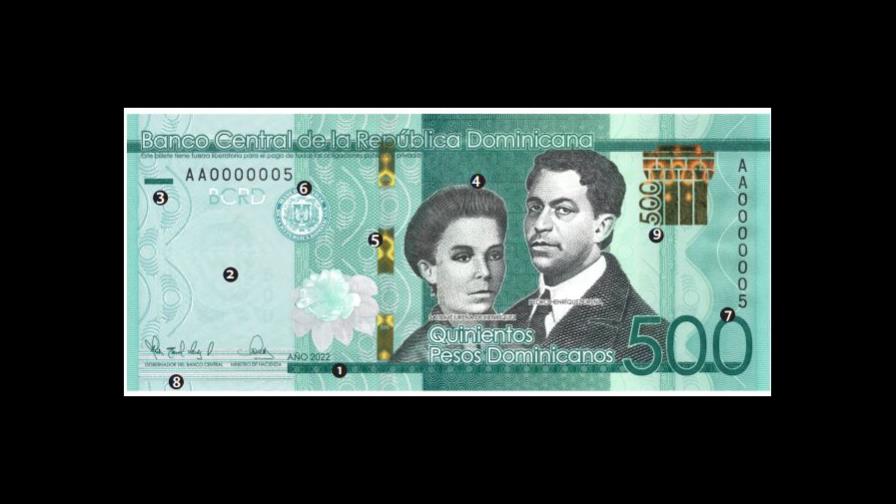 El Banco Central pondrá a circular nuevo billete de RD$500.00