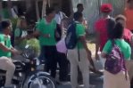 Video | Otra agresión a machetazos a un estudiante frente a una escuela en Miches