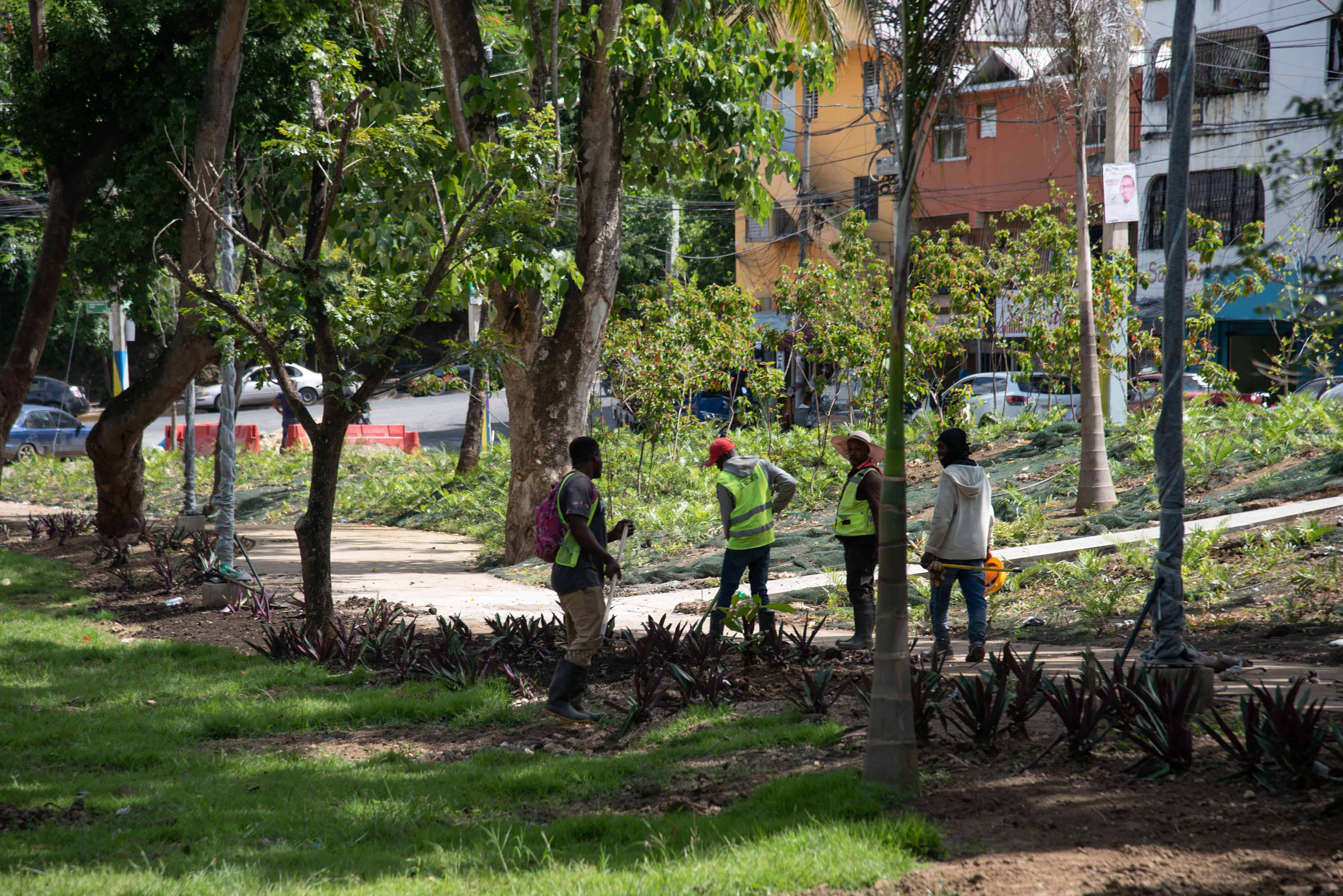 Todos los días los trabajadores intervienen espacios