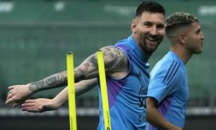Argentina y Messi ultiman su preparación para partido contra Australia en Pekín