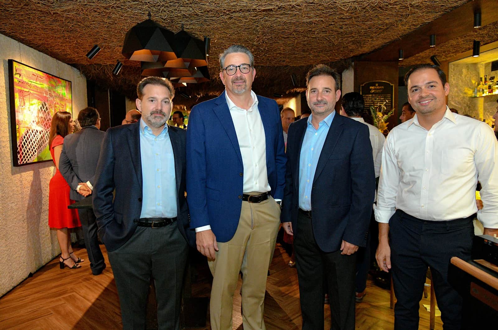 Carlos Tejera, Emilio Pérez, Eduardo Tejera y Pedro Cabrera.