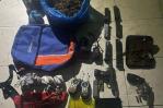 Arrestan presunto delincuente con armas de fuego y drogas en San Cristóbal Arrestan presunto delincuente con armas de fuego y drogas en San Cristóbal