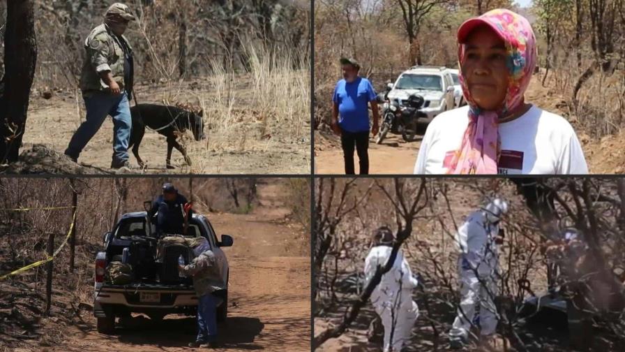 Madres de desaparecidos anuncian hallazgo de bolsas con restos humanos en México