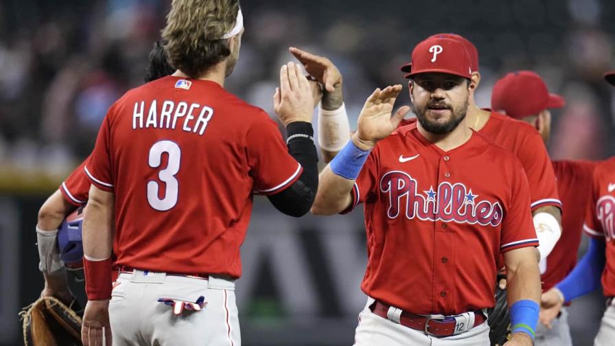 Los Filis superan a Diamondbacks y rebasan la marca de .500
