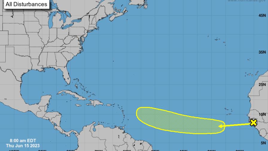Onda tropical se mueve en el Atlántico con probabilidad de formación de un 20 por ciento