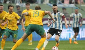 Messi vuelve a descollar en triunfo de Argentina por 2-0 a Australia en Pekín