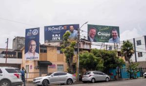 Vallas publicitarias de aspirantes políticos abarrotan principales vías de SD