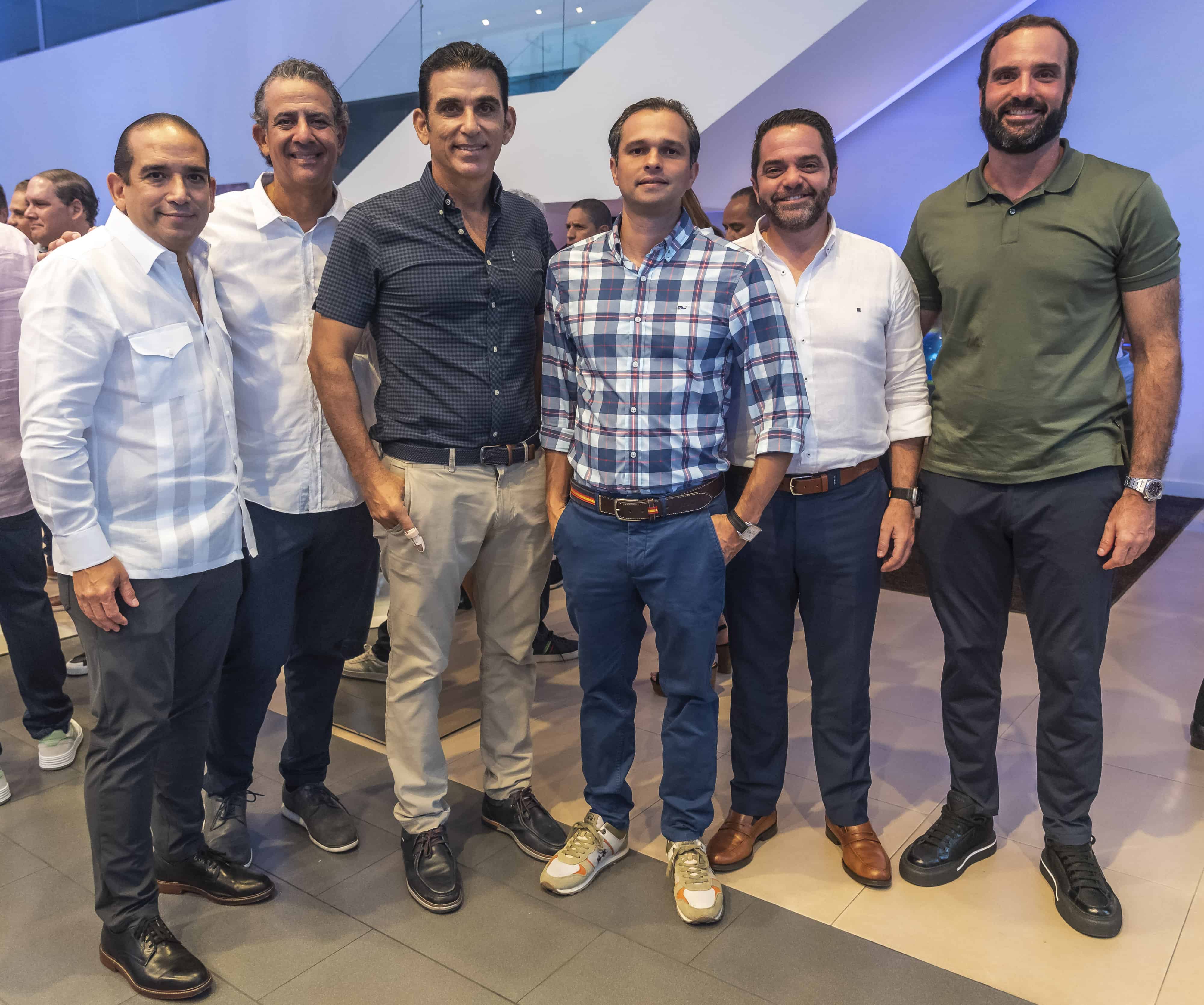 Manuel Pozo, Fabio Santoni, Carlos Haché, Ricardo Sagredo, Fernando Álvarez y Jesús Royuela.