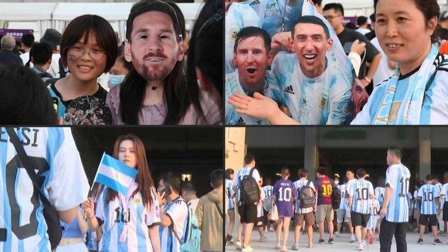 La Messi manía se apoderó de Pekín