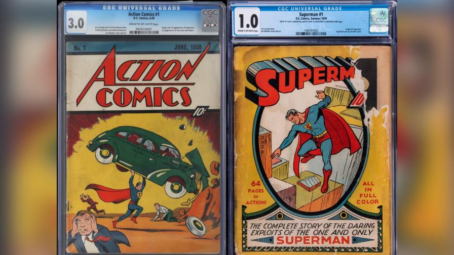 Dos cómics de Superman de más de 80 años se venden por 3 millones de dólares en subasta