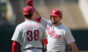 Sencillo de Schwarber en el inning 12 da victoria a Filis por 3-2 ante Atléticos