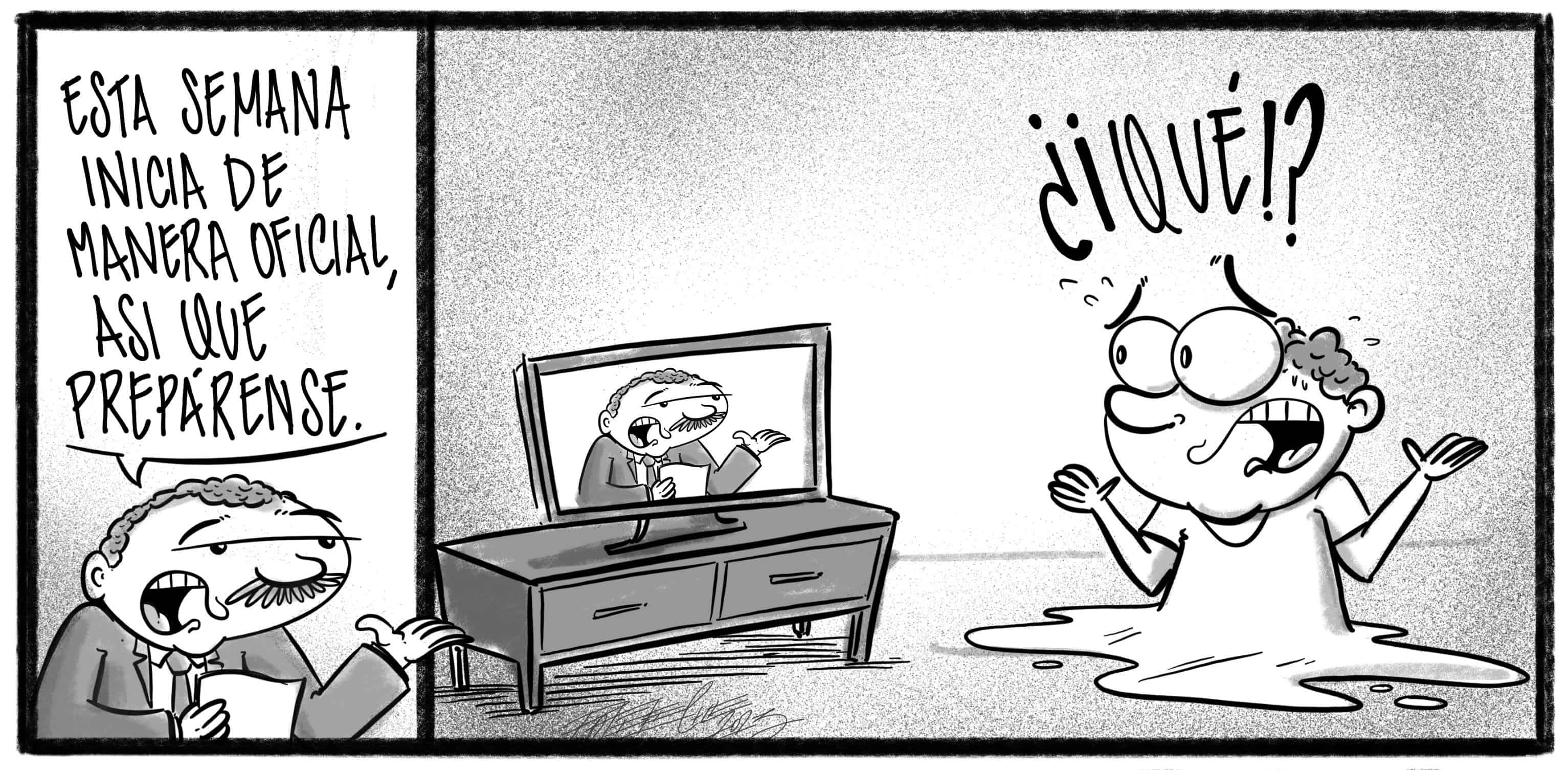 Caricatura de Noticiero Poteleche 19 junio 2023