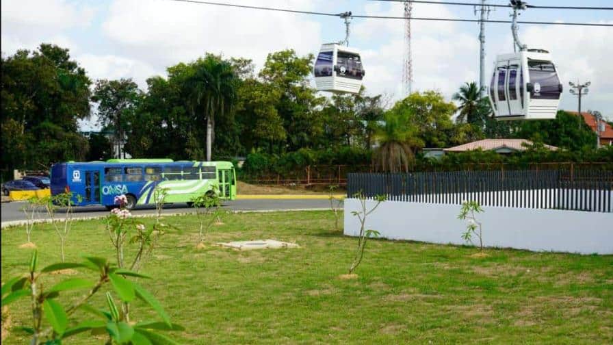 Recorrido OMSA-Teleférico de Los Alcarrizos dentro del Sistema Integrado de Transporte