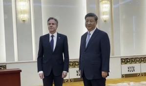Presidente de China se congratula por los avances con EEUU durante visita de Blinken