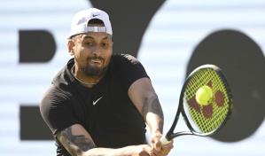 Nick Kyrgios se retira del Abierto de Halle por molestia en la rodilla