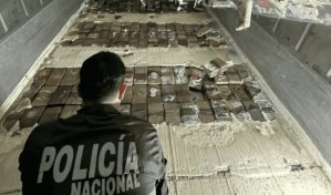 Más de una tonelada de cocaína es incautada en Ecuador en dos operativos