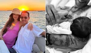 Marc Anthony y Nadia Ferreira mantienen el misterio sobre el sexo de su bebé