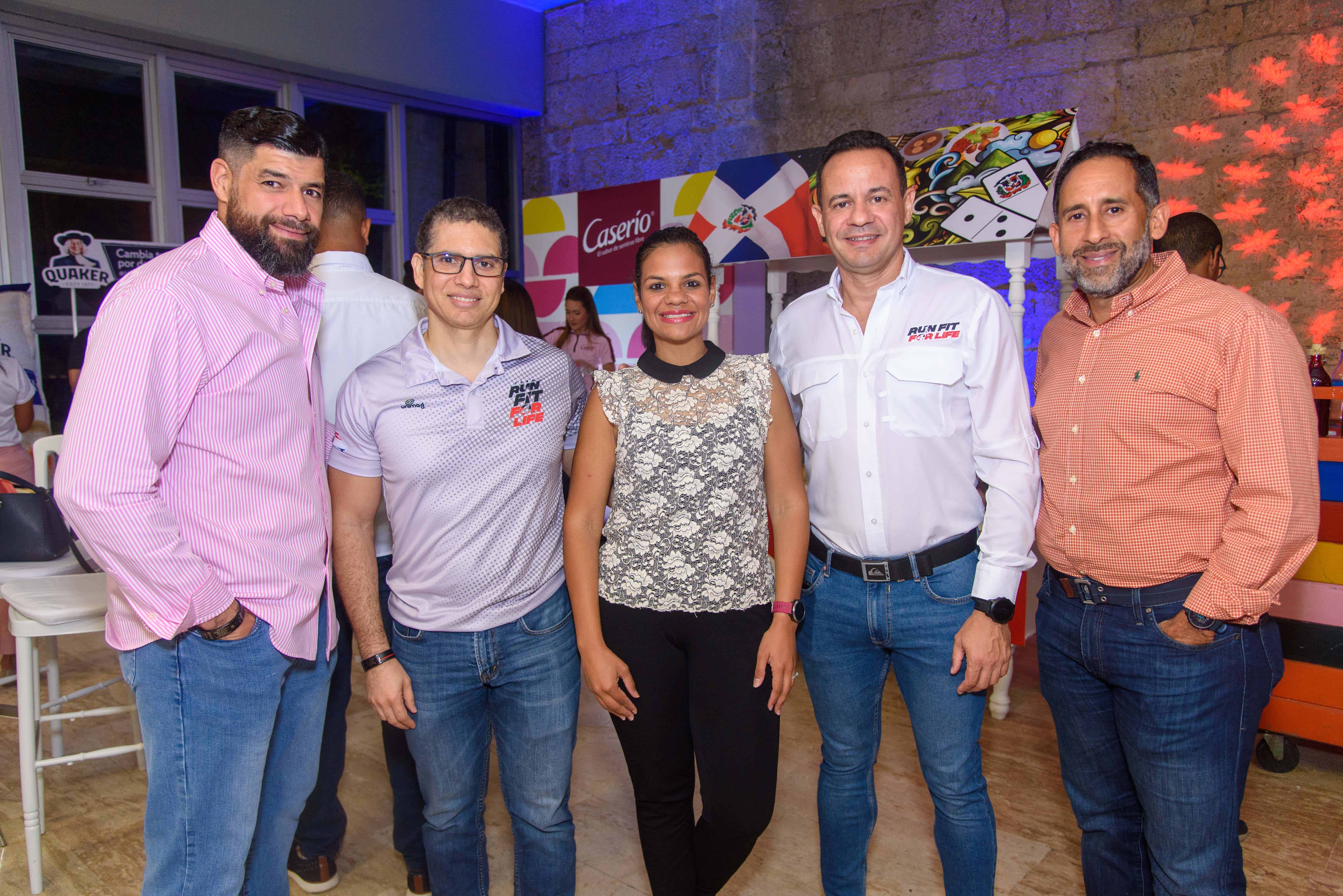 Pedro Goico, Román Cabrera, Anadel Rodríguez, Wellington Queliz y Ariel Mancebo.