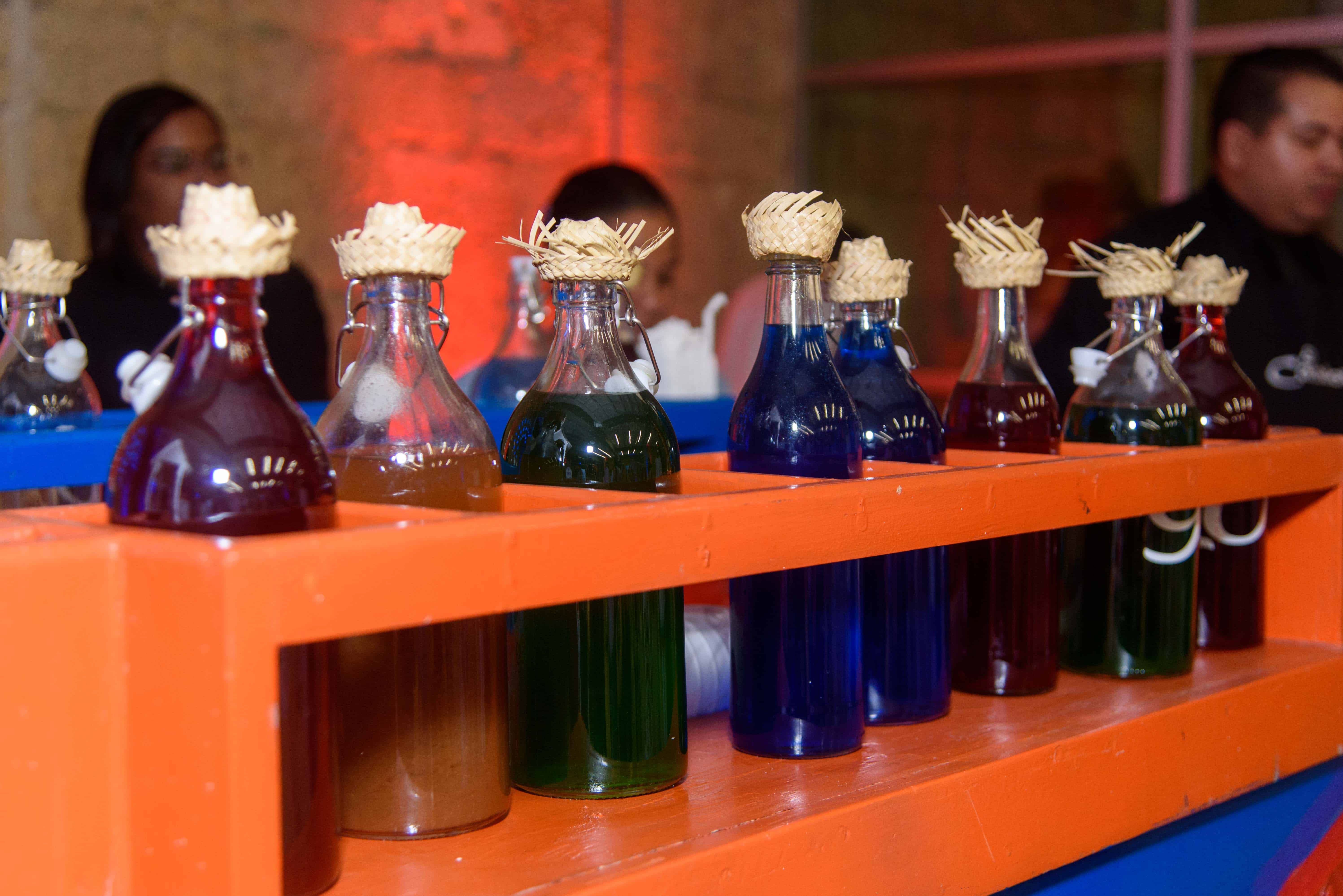 El acto contó con una gran variedad de productos dominicanos como el frío, frío.