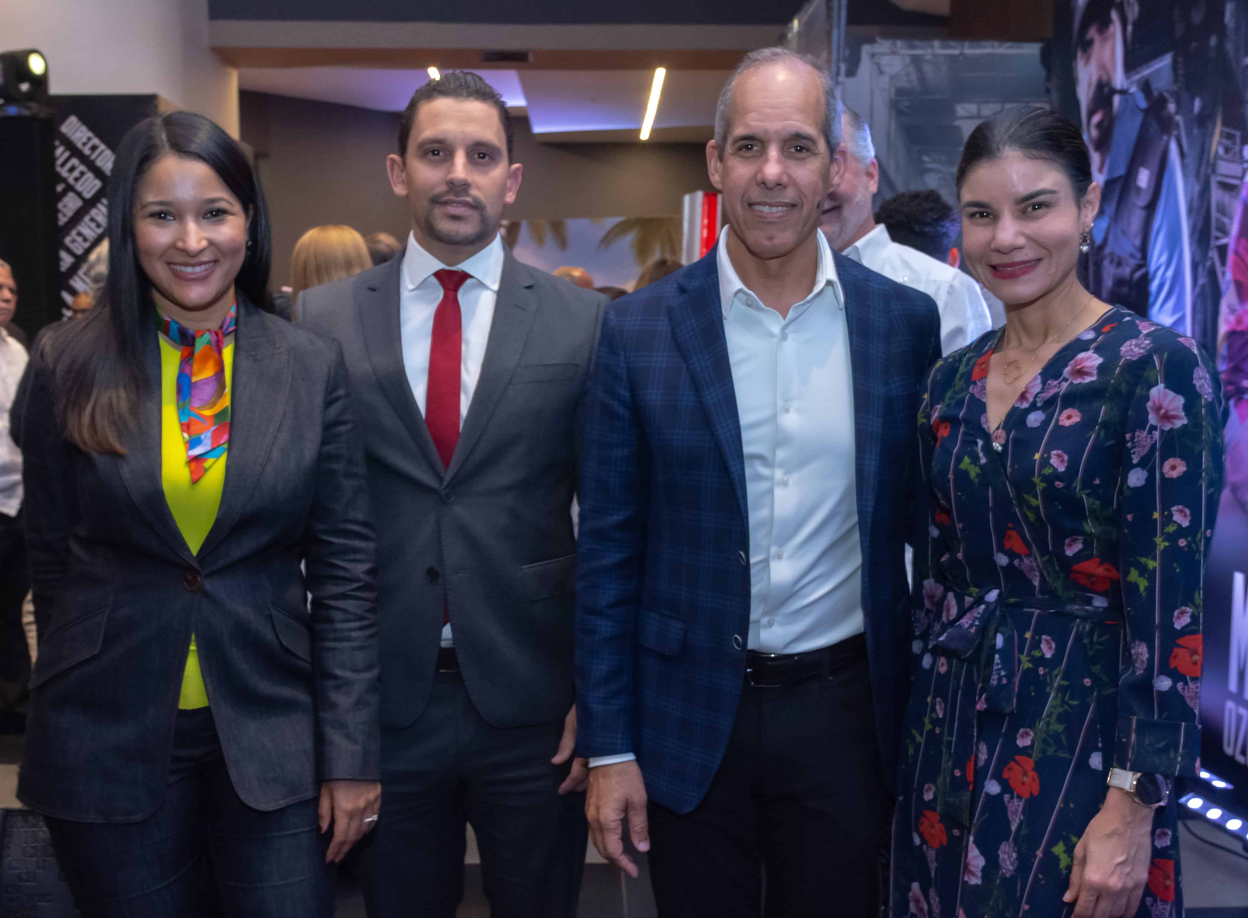 Rita Peña, Andre Brea, Edwin De los Santos  y Paola Casado.