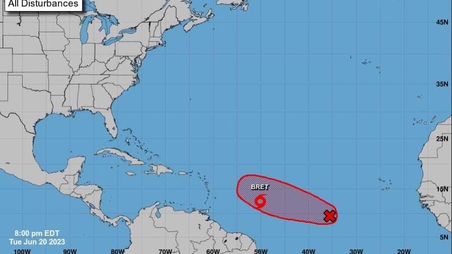 Barbados se prepara con advertencia de tormenta tropical ante la proximidad de Bret