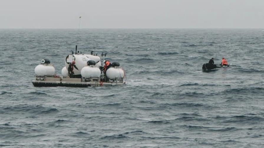 Encuentran dos piezas del submarino entre los escombros cercanos al Titanic