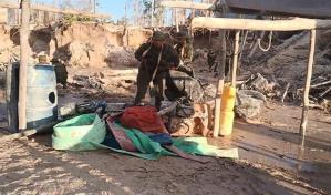 Militares desmantelan un campamento de minería ilegal en la Amazonía venezolana