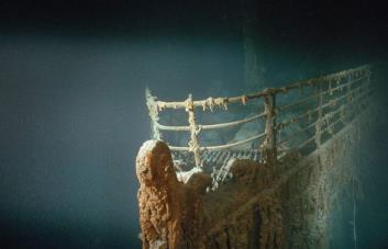 La profundidad del lugar donde están los restos del Titanic