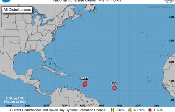 Islas caribeñas clausuran escuelas y aeropuertos ante la llegada de la tormenta Bret