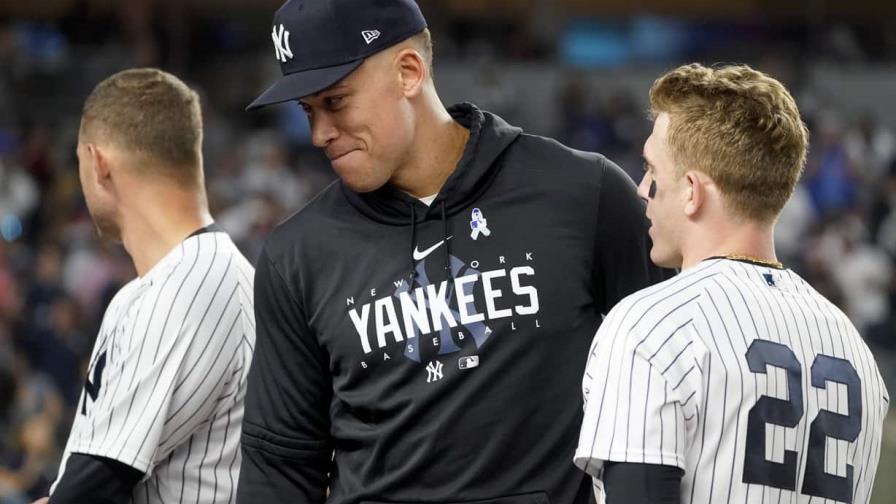Aaron Judge dice que tiene roto el ligamento del dedo y no está listo para jugar Aaron Judge dice que tiene roto el ligamento del dedo y no está listo para jugar