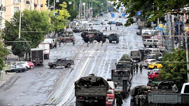 Las columnas de Wagner llegan a la región de Lípetsk, a 340 kilómetros de Moscú
