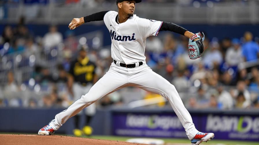 El novato Eury Pérez vuelve a dominar en el montículo, Marlins superan 2-0 a Piratas