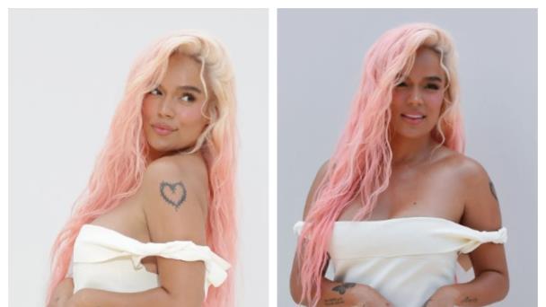 Karol G seductora en París: el look que lució en el desfile de Jacquemus