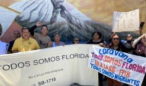 Caravana “Todos Somos Florida” cosecha apoyos en Arizona, marcado por ley antiinmigrante