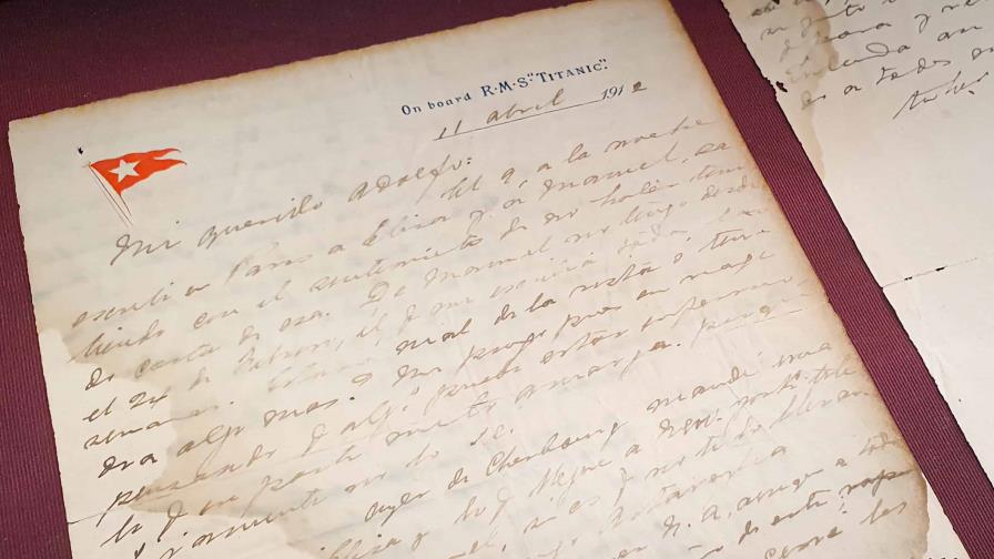 Subastan en Montevideo una carta enviada desde el Titanic por un pasajero uruguayo