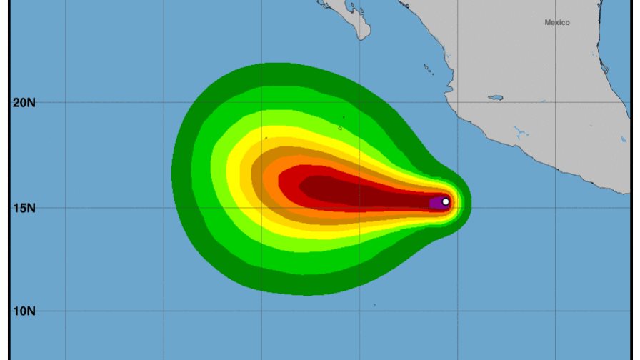 Se forma la tormenta tropical Adrián en el Pacífico mexicano y se prevé crezca a huracán