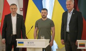 Ucrania recibe apoyo lituano y polaco para la OTAN en una jornada de ataque a Kramatorsk