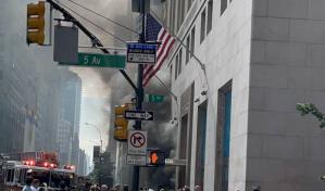 VIDEO| Se incendia la lujosa tienda Tiffanys de la Quinta Avenida en Nueva York