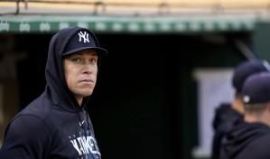 Judge juega a atrapar, su primera actividad de béisbol desde su lesión el 3 de junio