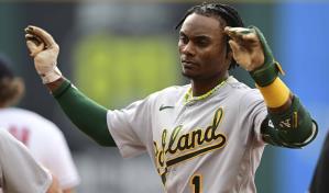 Esteury Ruiz busca establecer marca con su velocidad