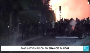 Por tercera noche consecutiva se presentan fuertes disturbios por la muerte de Nahel