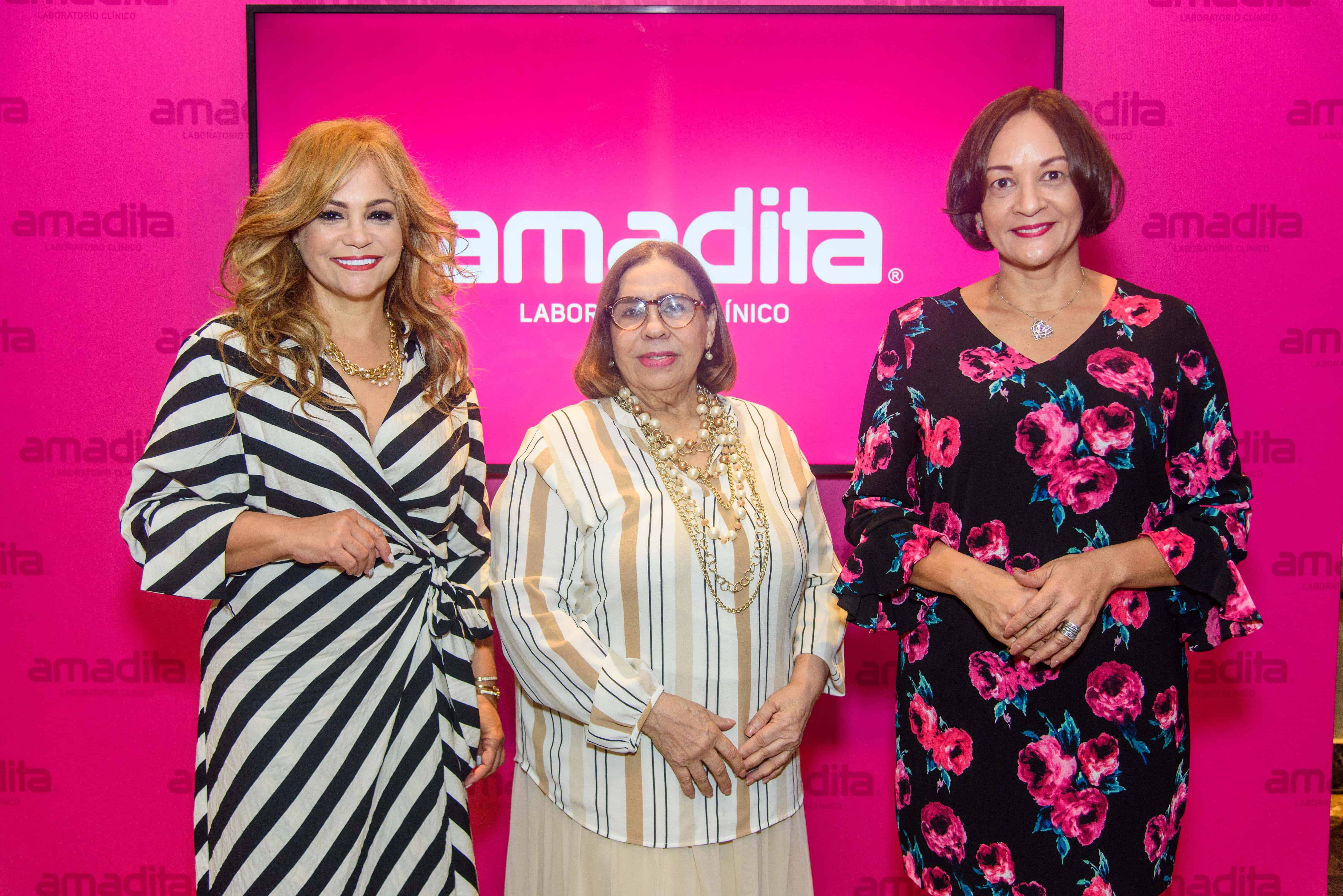 Rosa Grullón, Mirna Pimentel y Lady Reyes.