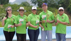 TSE realiza jornada de reforestación en Quinto Centenario, Monseñor Nouel
