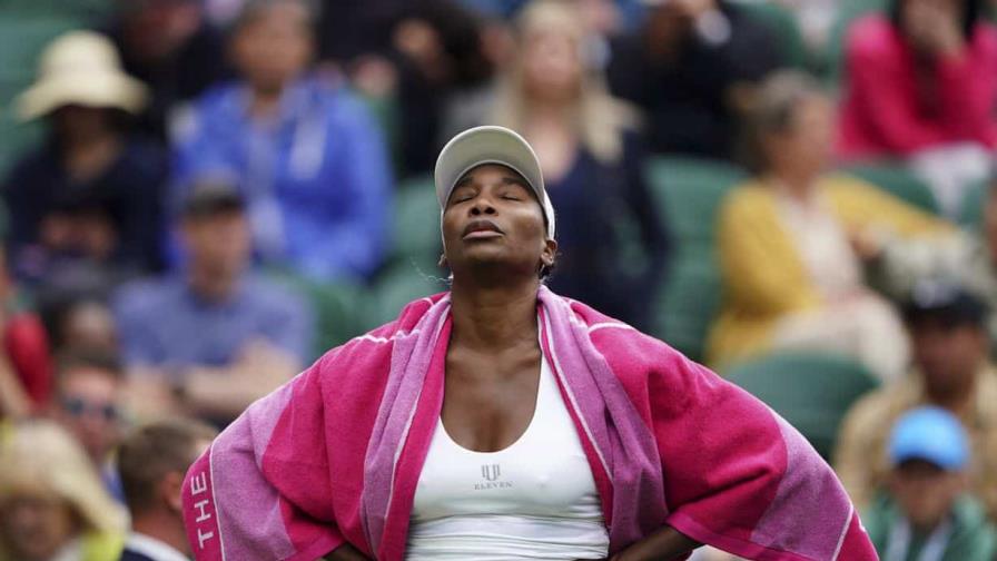 Venus Williams cae derrotada en su debut en su 24to Wimbledon ante Elina Svitolina