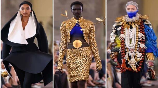 Schiaparelli presenta una colección imposible en el retorno de la Alta Costura a París